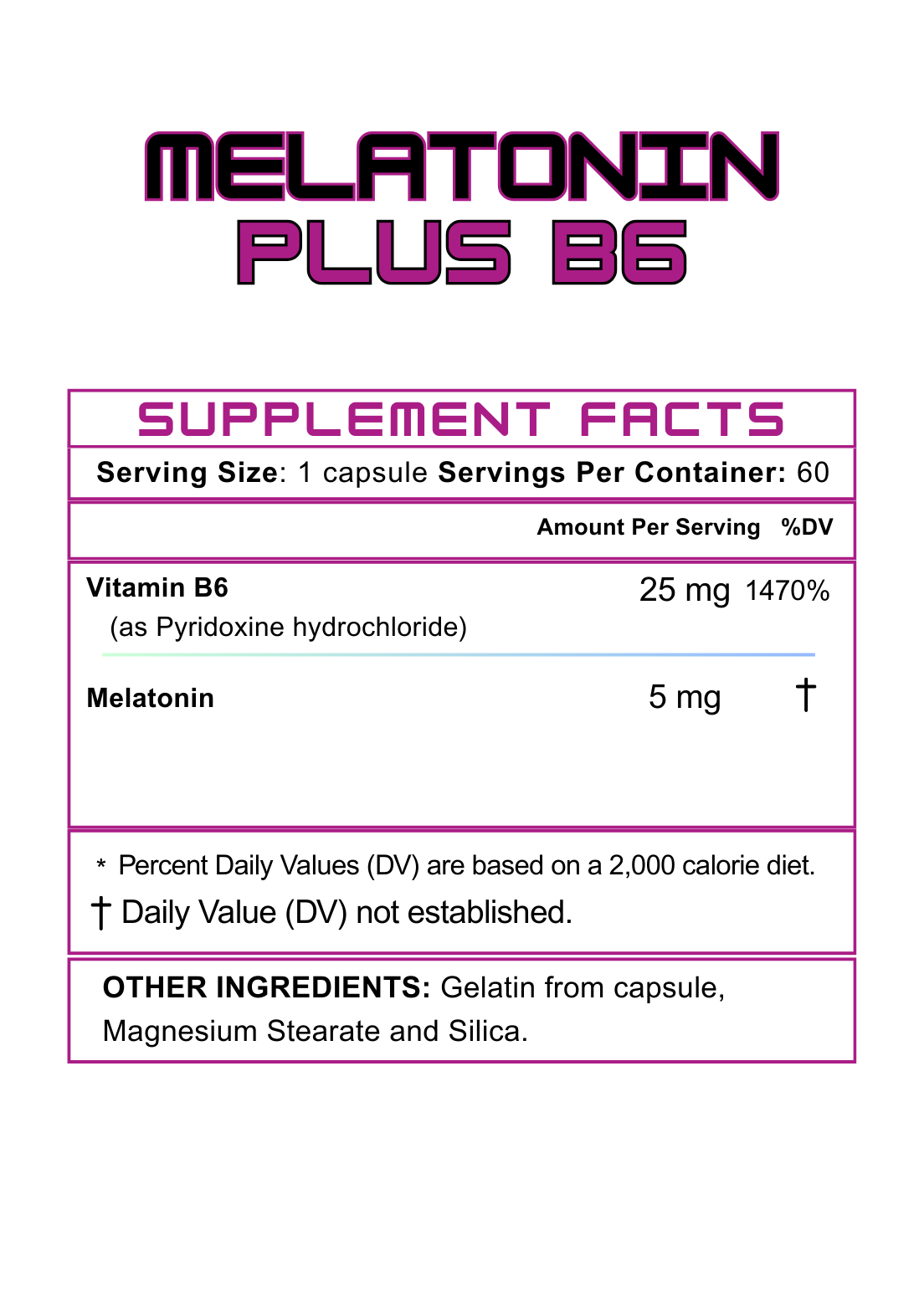 Melatonin PLUS B6