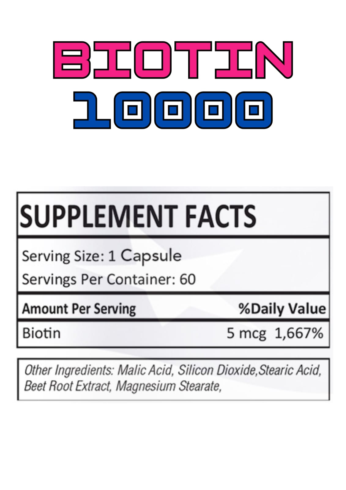 Biotin 10000 mcg